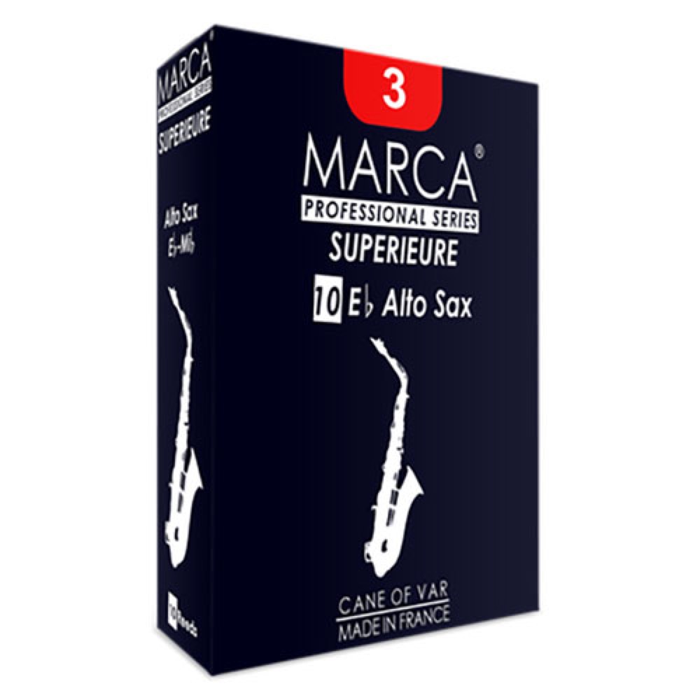 リード　MARCA　リード　スペリアル　SUPERIEURE　[3.1/2]　アルトサックス用)　アルトサックス　10枚入り(マーカ　web総合楽器店