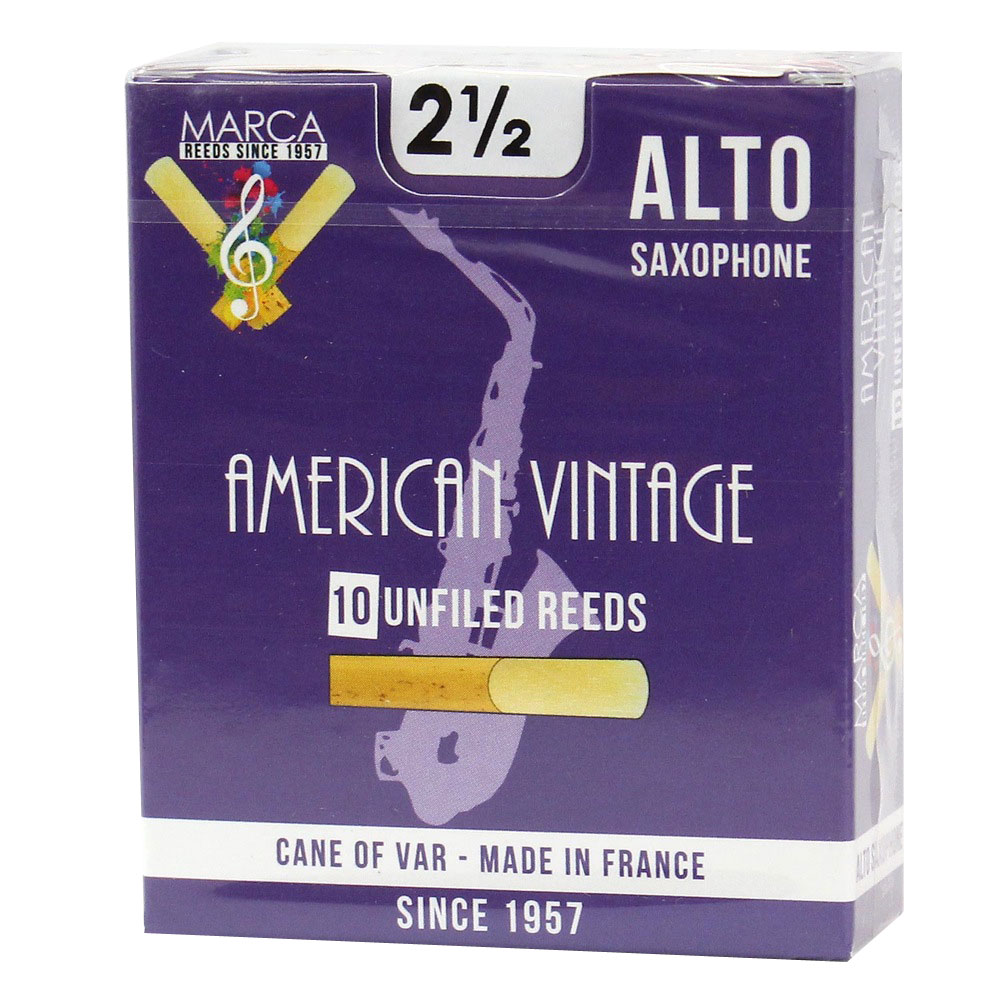 MARCA AMERICAN VINTAGE アルトサックス リード [2.1/2] 10枚入り