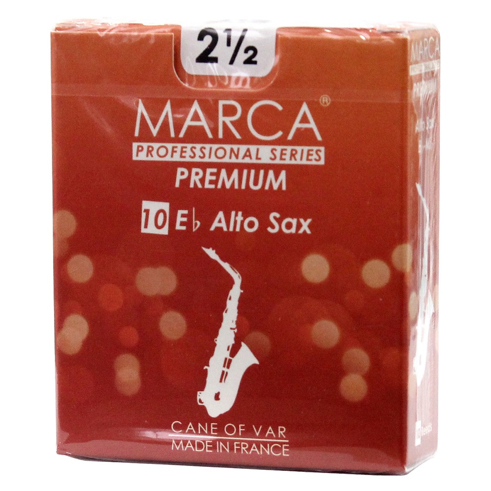 MARCA PREMIUM アルトサックス リード [2.1/2] 10枚入り