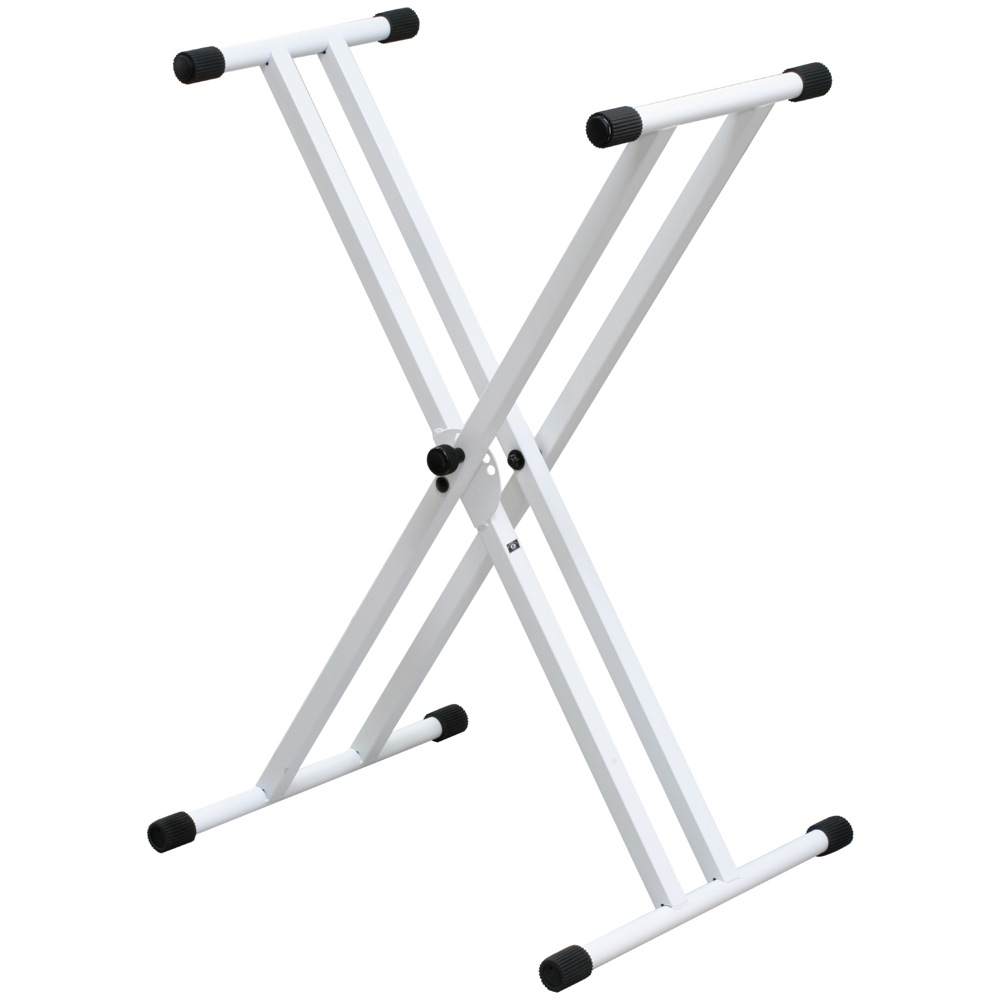 KIKUTANI KS-29W WHT スチール製XX型キーボードスタンド