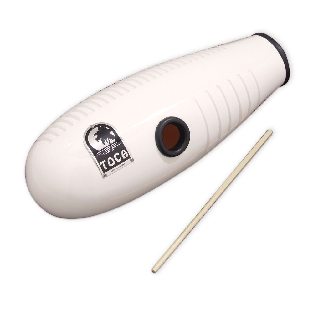 TOCA T2526W Fiberglass Guiro White ギロ
