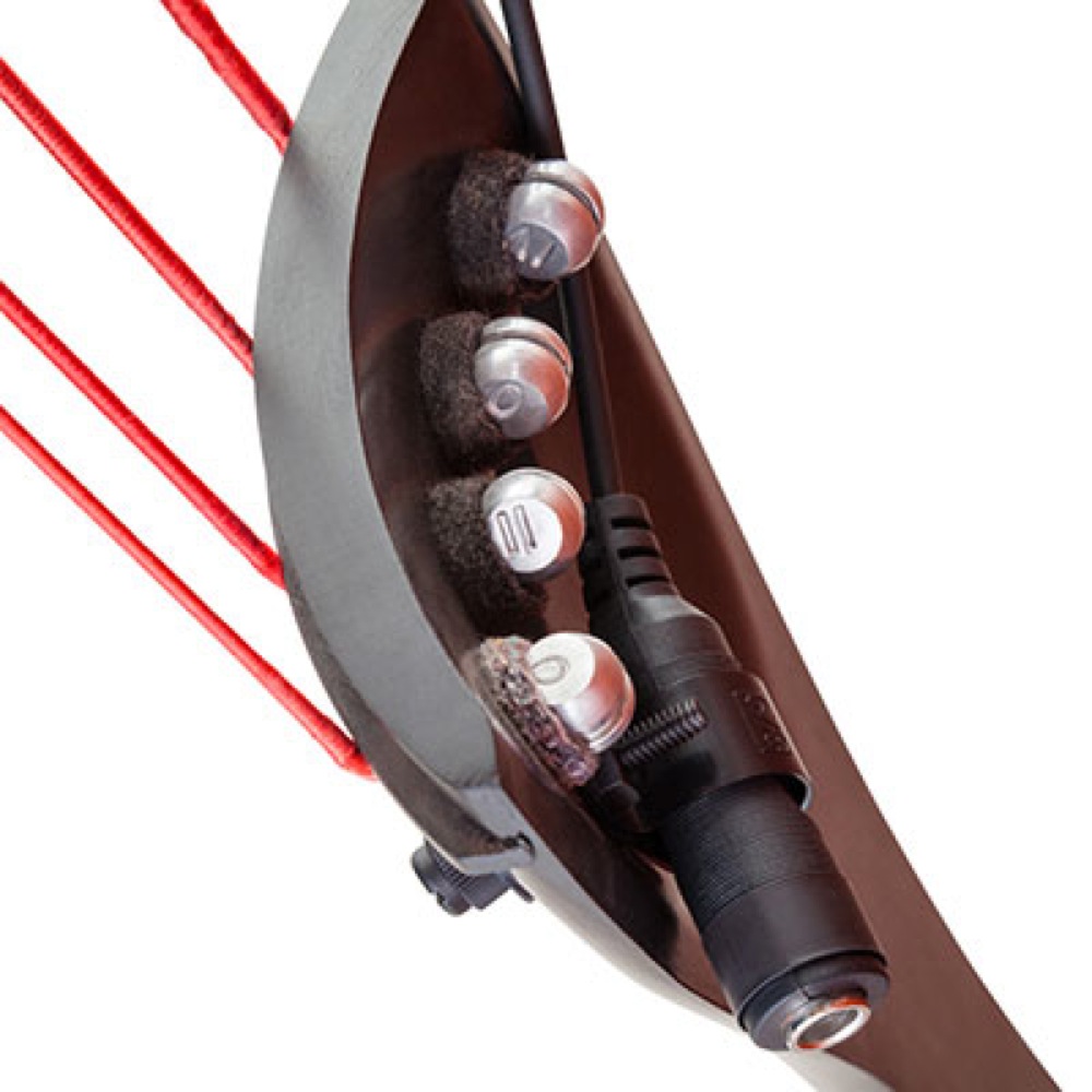 KNA DB-1 Portable Piezo Pickup for Double Bass コントラバス用ピックアップ 使用例