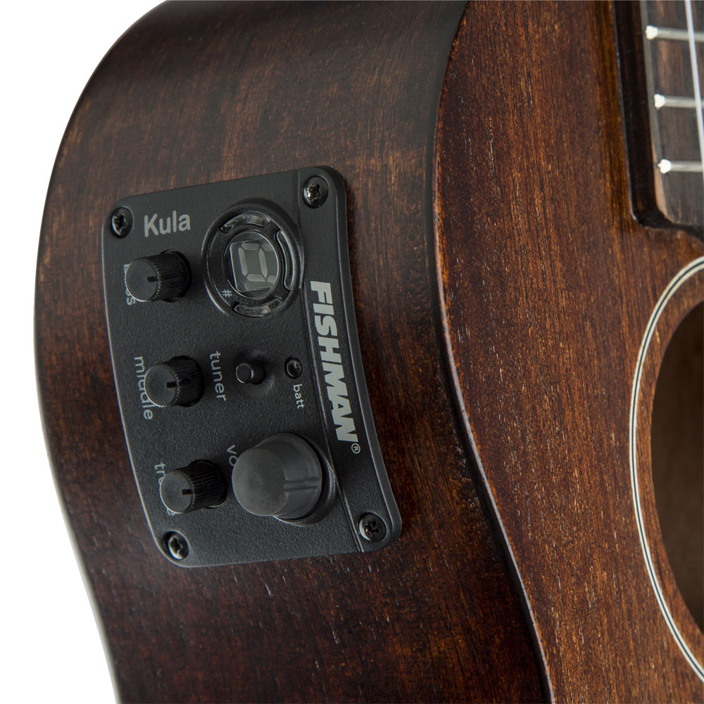 GRETSCH G9110-L A.E. Concert Long-Neck Vintage Mahogany Stain エレクトリックウクレレ コンサートロングネック プリアンプ部