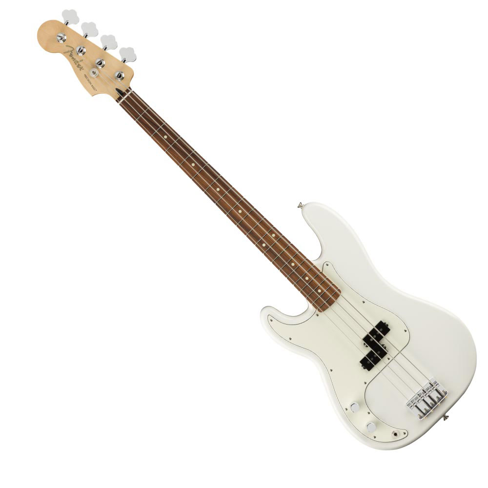 フェンダー Fender Player Precision Bass Left Handed PF Polar White