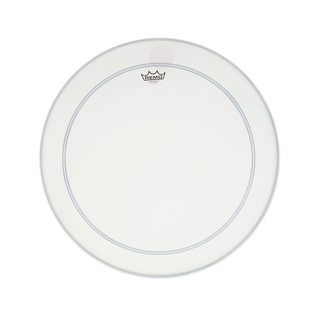 REMO P3-124B パワーストローク3コーテッド 24インチ バスドラムヘッド