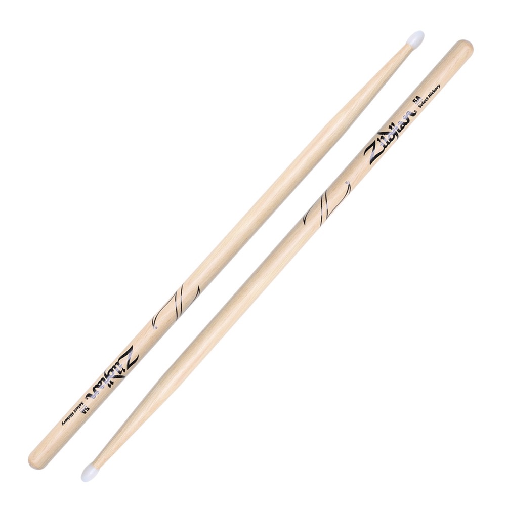 ZILDJIAN LAZLZ5AN Hickory Series 5A NYLON NATURAL DRUMSTICK ドラムスティック