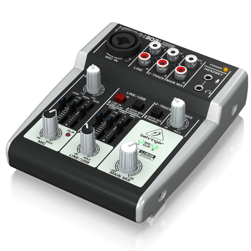 BEHRINGER 302USB XENYX USBオーディオインターフェース 2chアナログミキサー