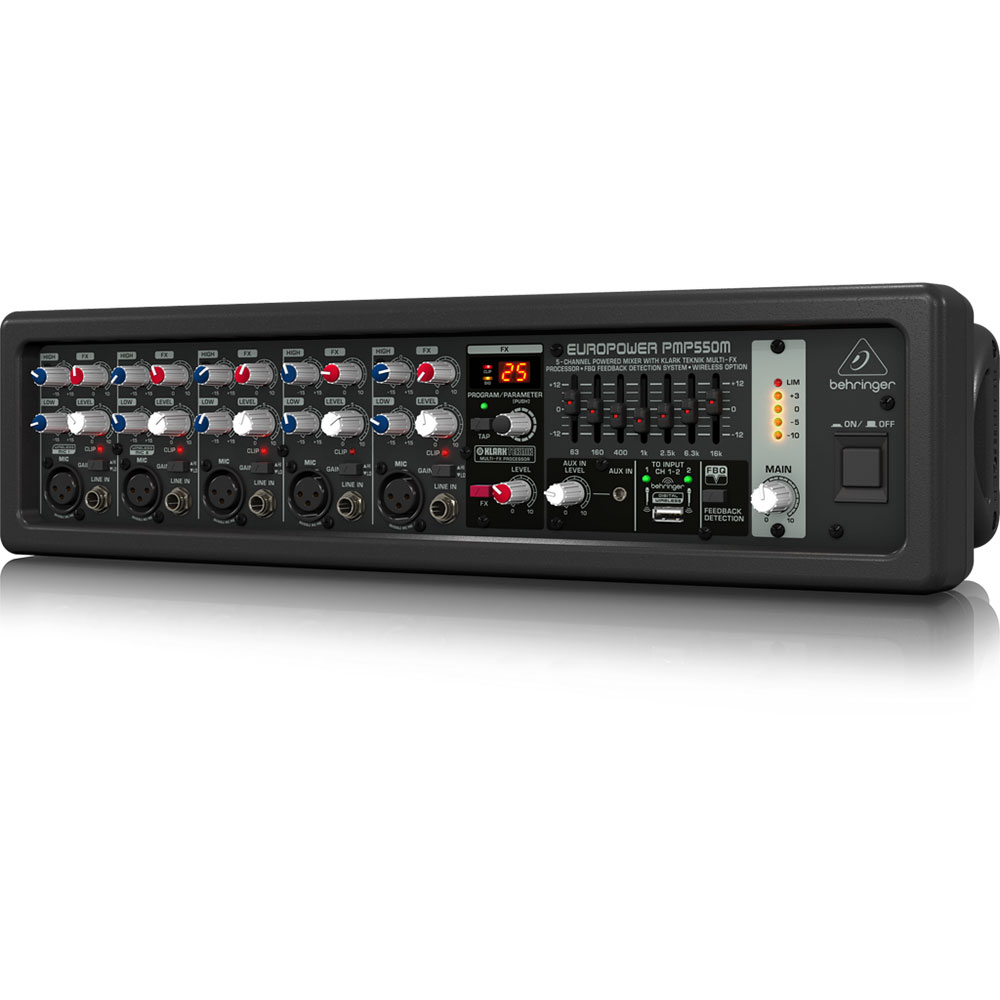 ベリンガー 5ch パワードミキサー EUROPOWER PMP550M BEHRINGER ( ベリンガー ) PMP550M EUROPOWER パワードミキサー