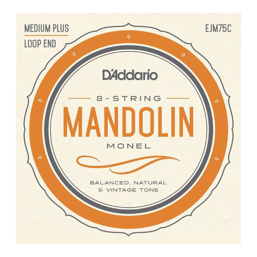 D’Addario EJM75C Mandolin strings Medium Plus マンドリン弦