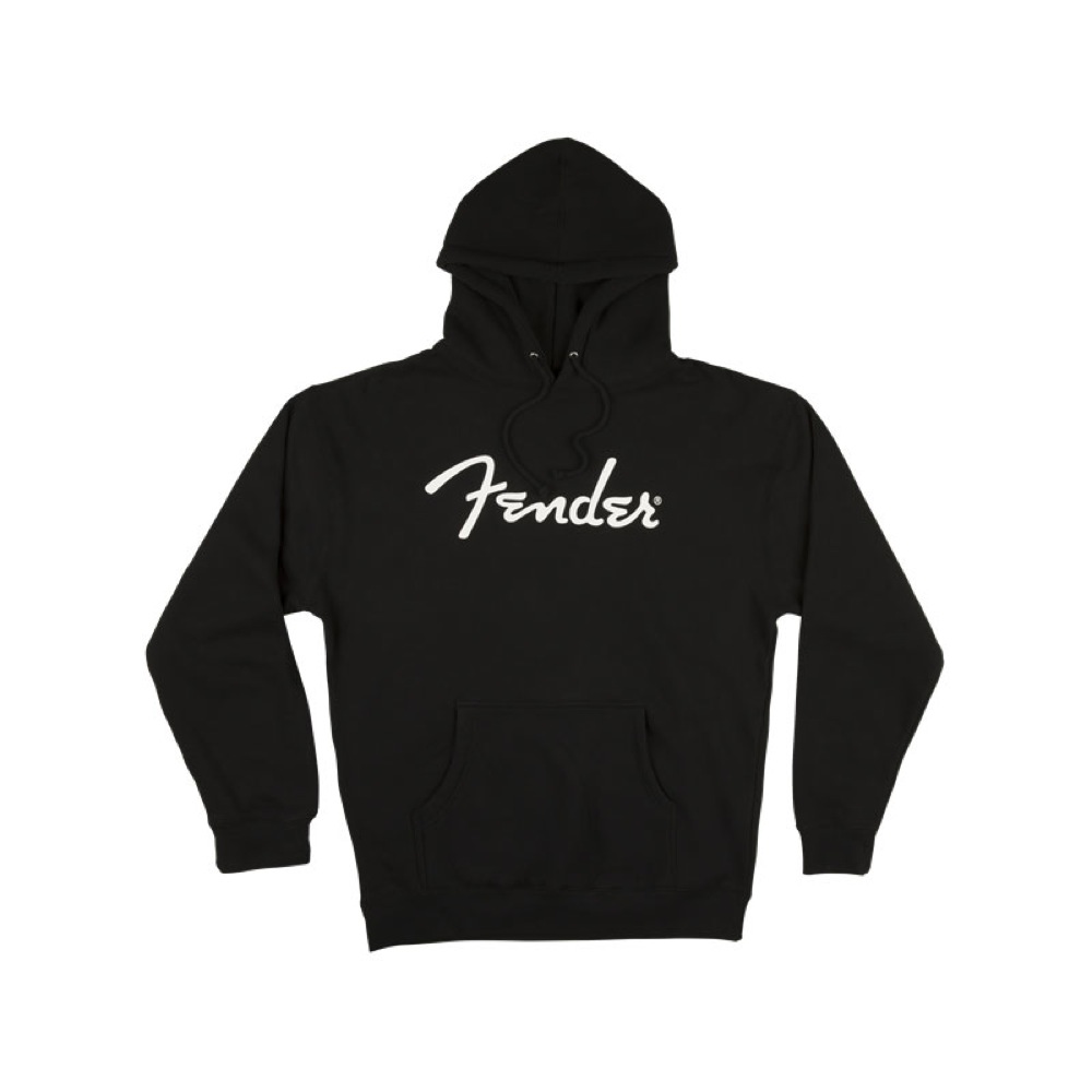 Fender Spaghetti Logo Hoodie Black XLサイズ パーカー