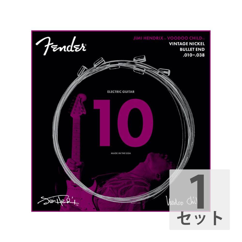 Fender Jimi Hendrix Voodoo Child Bullet End Nickel 10-38 エレキギター弦