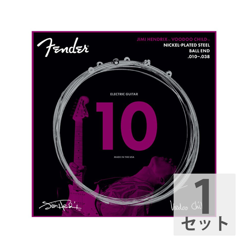 Fender Jimi Hendrix Voodoo Child Ball End Nickel Plated Steel 10-38 エレキギター弦
