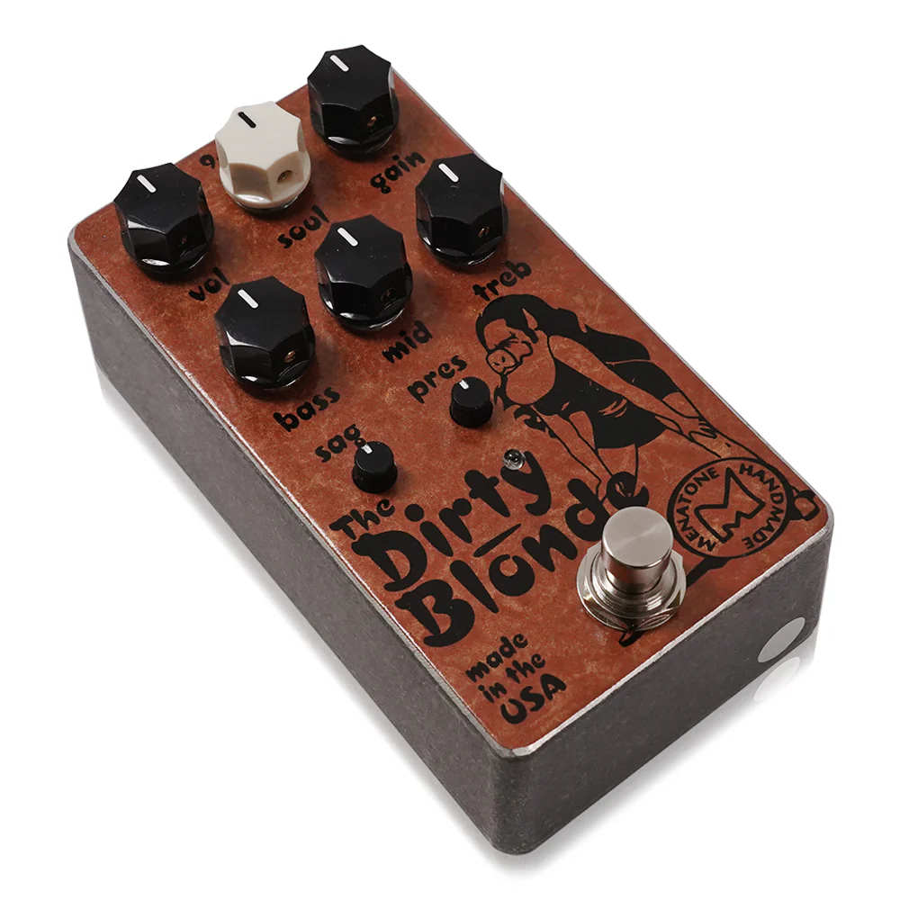 Menatone The Dirty B オーバードライブ ギターエフェクター フットスイッチ側