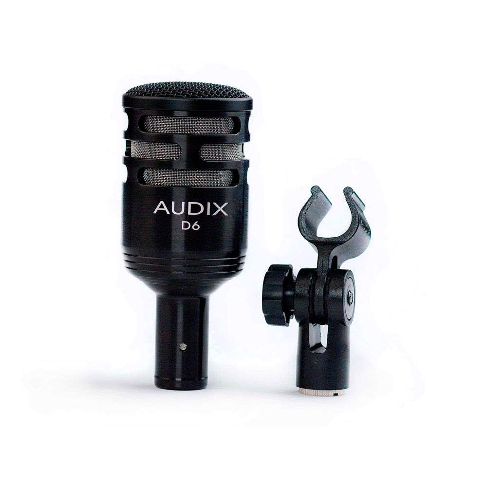 AUDIX D6 楽器用ダイナミックマイク(周波数特性の低いサウンドに最適な