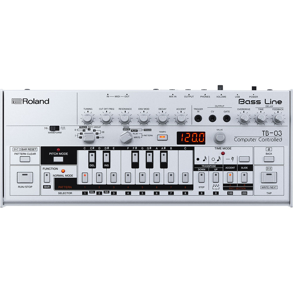 ローランド ROLAND TB-03 Boutique Bass Line TB-303を再現した