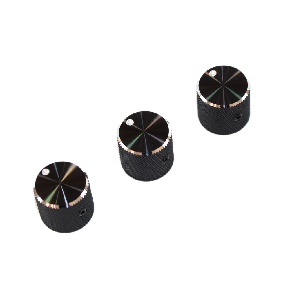 HATA アヤメローレット ストレートノブ ドット有りブラック ミリ