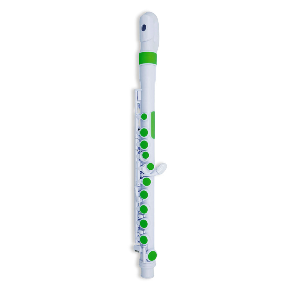 NUVO N220JFGN jFLUTE 2.0 White/Green ヌーボ プラスチックフルート jフルート お子様向き