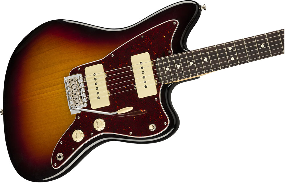 Fender American Performer Jazzmaster RW 3TSB フェンダー ジャズマスター 3トーンサンバースト アメリカンパフォーマーシリーズ ボディアップ