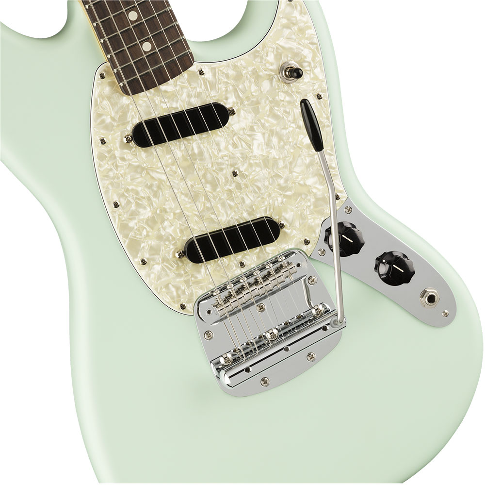 Fender American Performer Mustang RW SATIN SBL フェンダー ムスタング ソニックブルー アメリカンパフォーマーシリーズ ボディアップ