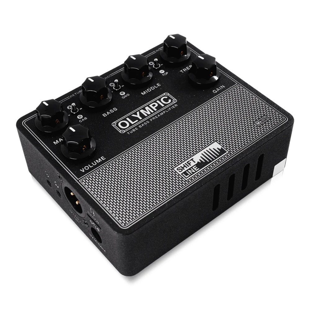 Shift Line Olympic MkIIIS ベース プリアンプ 正面、サイド