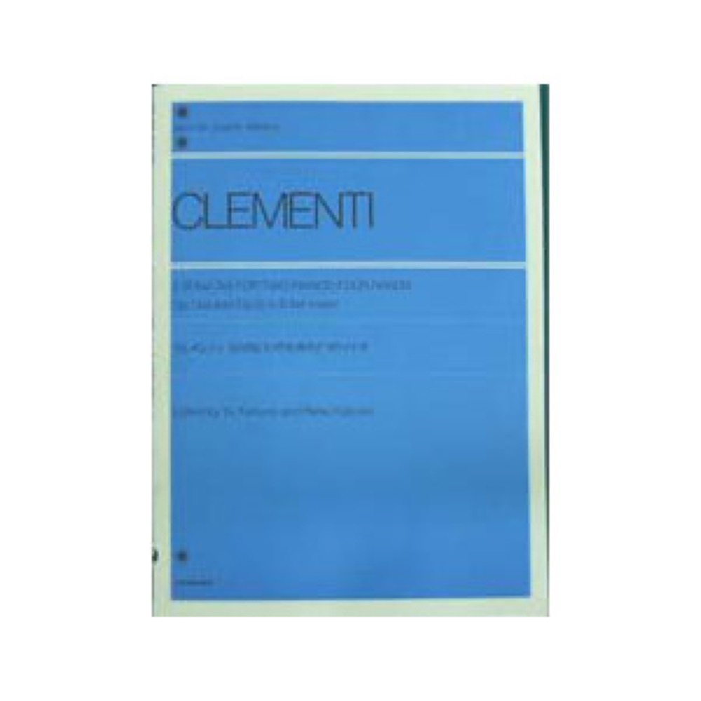 全音 クレメンティ:2台のピアノのための2つのソナタ