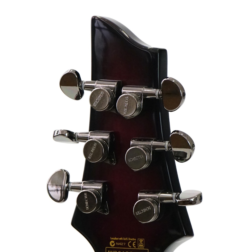 SCHECTER HELLRAISER C-1 AD-C-1-HR TPB エレキギター ヘッド裏の画像