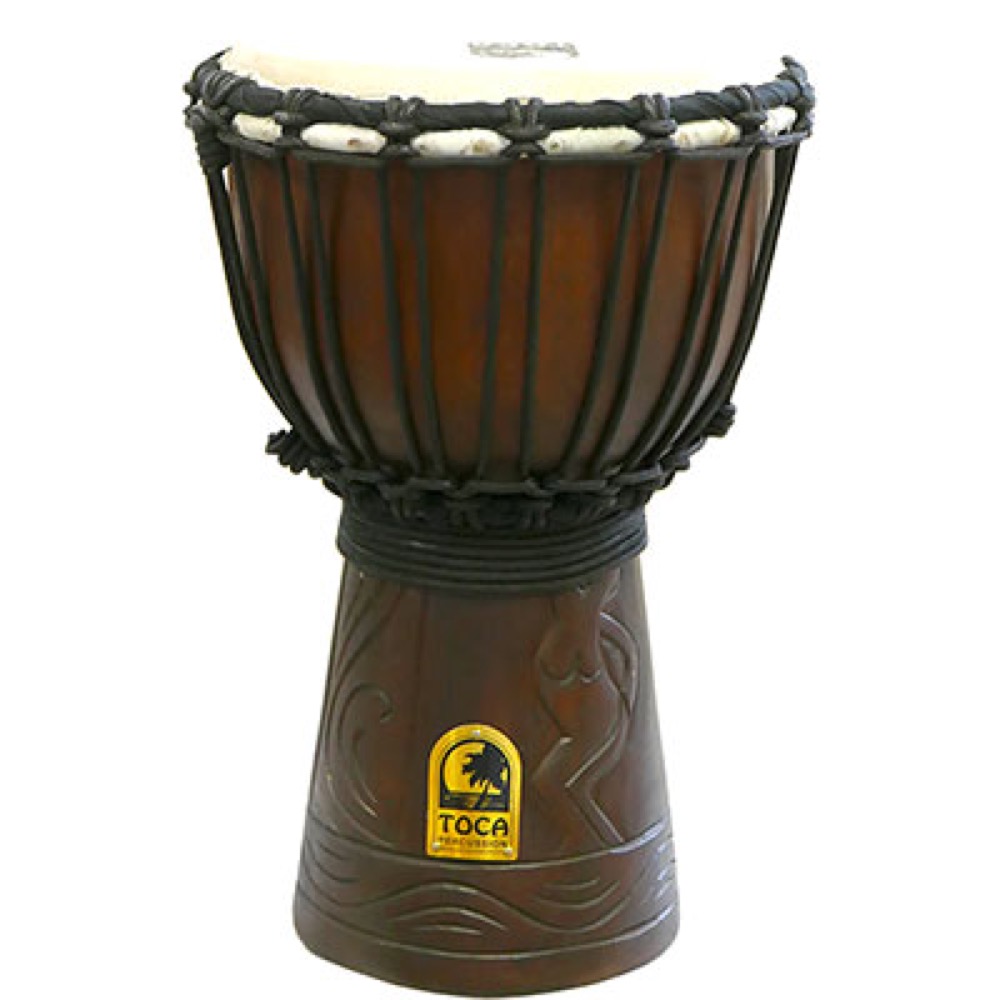 TOCA TODJ-7EM Origins Series Carved Djembe 7 EA MTR ジャンベ