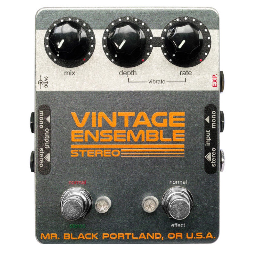 Mr. Black Stereo Vintage Ensemble コーラス ビブラート ギターエフェクター