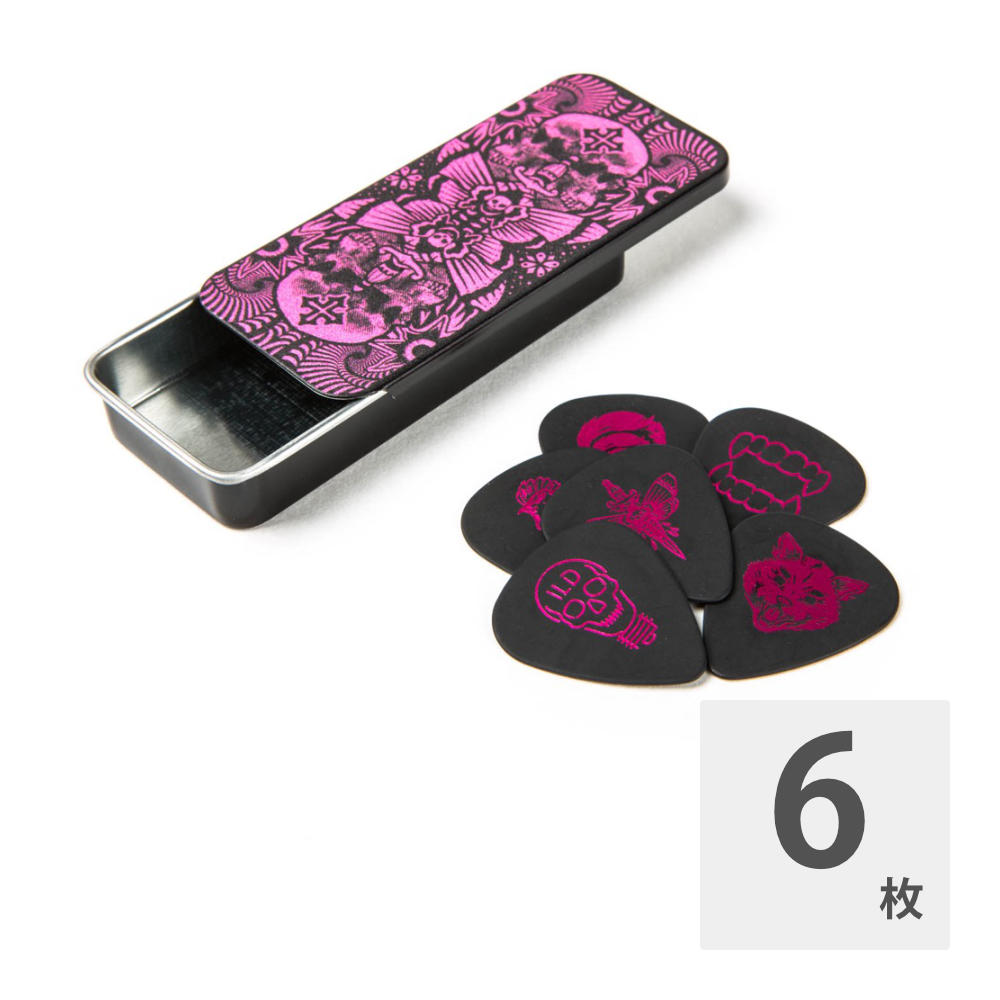 JIM DUNLOP ILDCT02 Magenta I LOVE DUST PICK ピック＆ケース