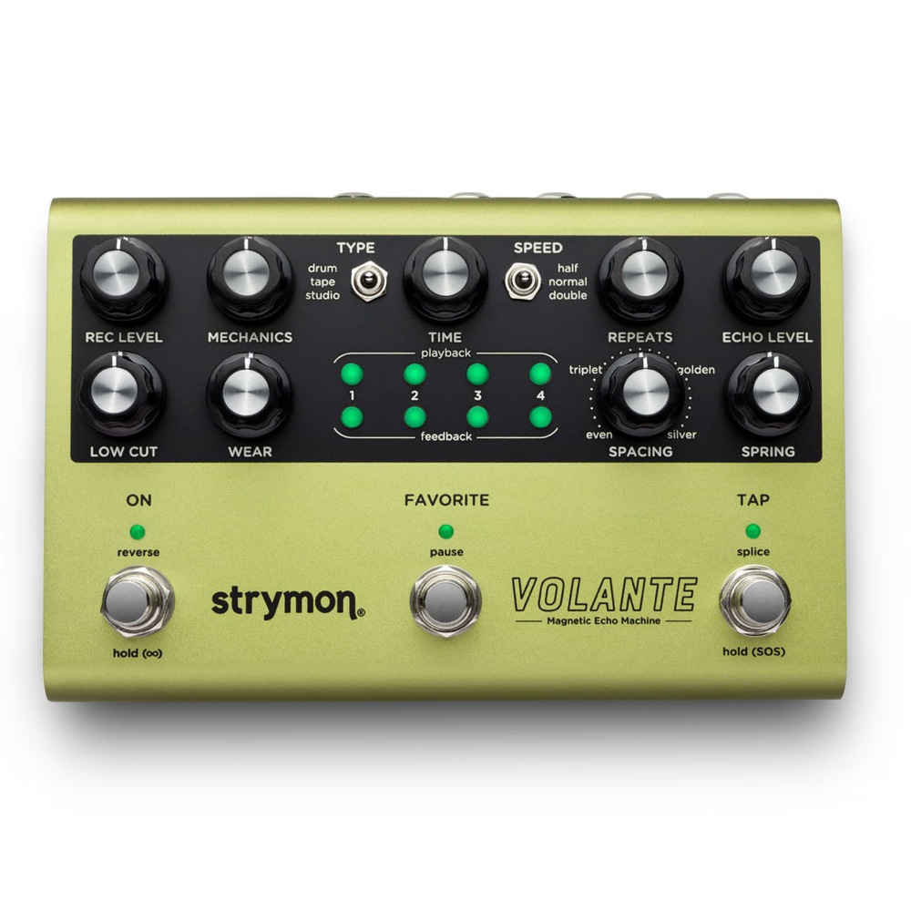 Strymon VOLANTE マグネティック・エコーマシン ギターエフェクター トップ画像
