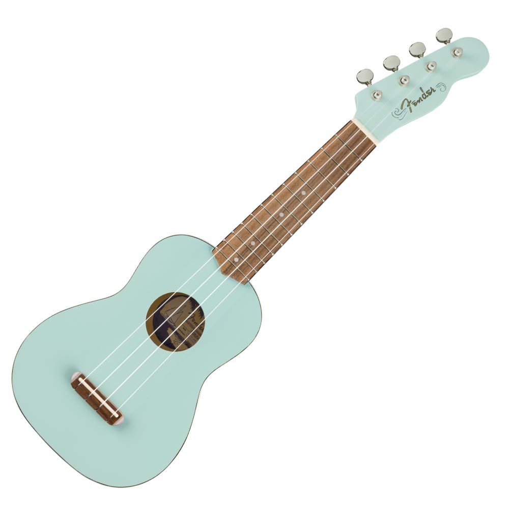 Fender Venice Soprano Uke WN Daphne Blue ソプラノウクレレ