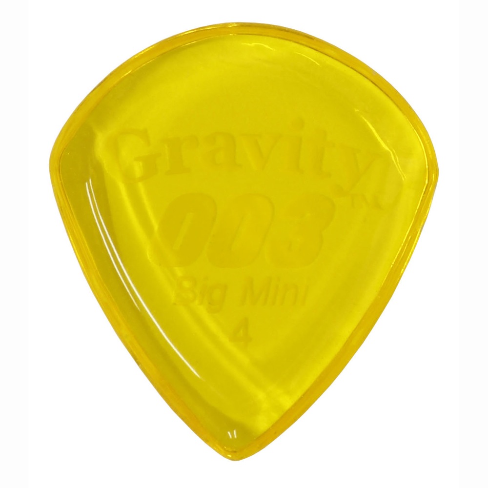 GRAVITY GUITAR PICKS G003B4P 003 XL BigMini 4.0mm Yellow ピック