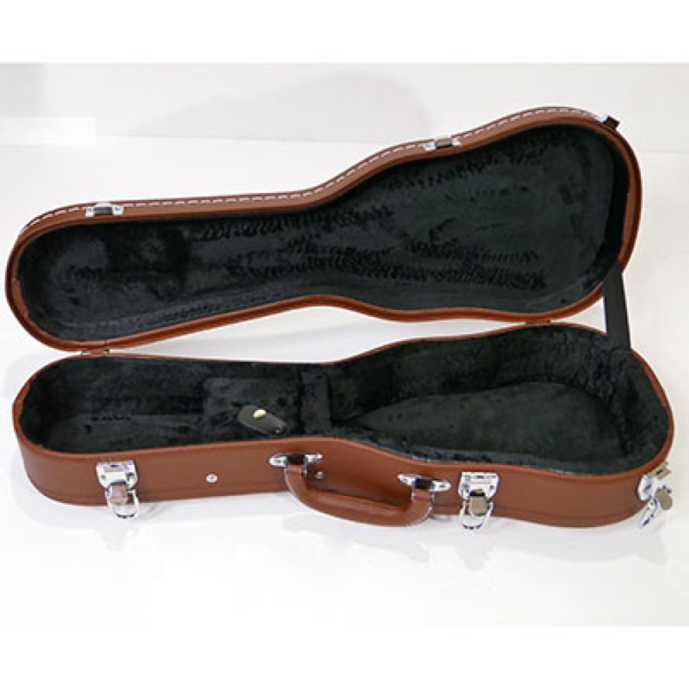 ORCAS UC-100S Brown ソプラノウクレレ用 ハードケース 詳細画像