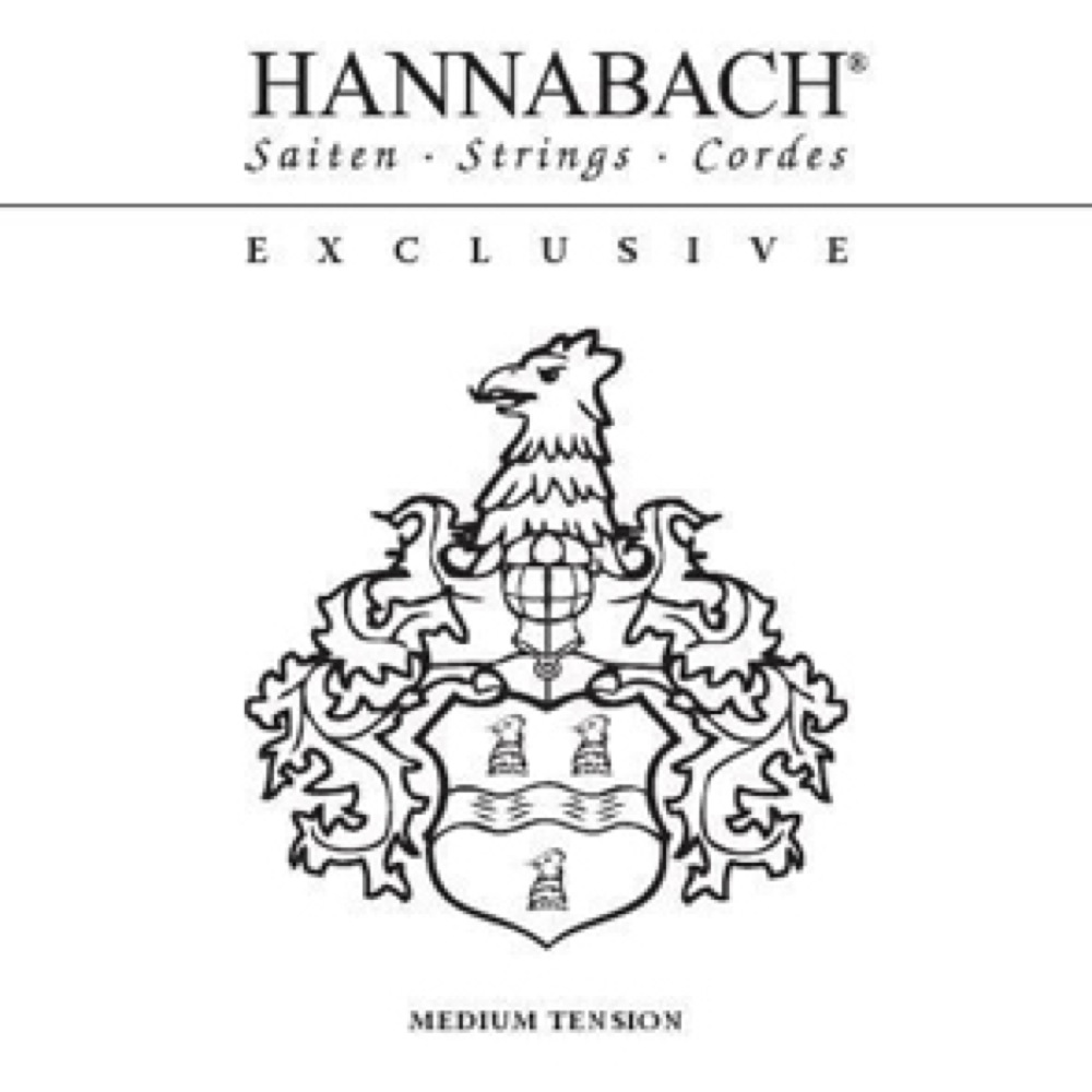 HANNABACH EXCLUSIVE MT ミディアムテンション クラシックギター弦