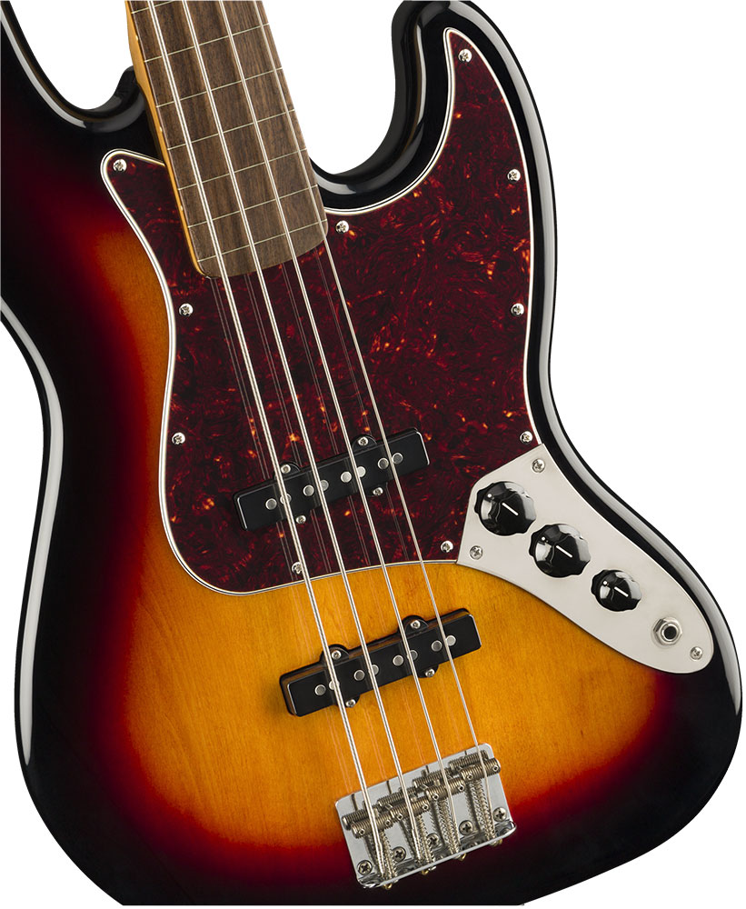 Squier Classic Vibe '60s Jazz Bass Fretless 3TS LRL エレキベース