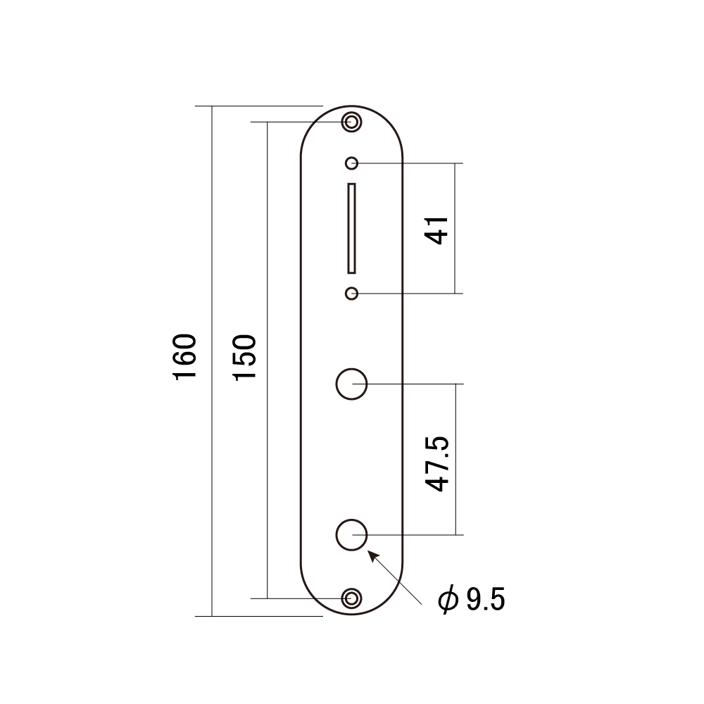 goldo CPT2C コントロールプレート クローム サイズ詳細
