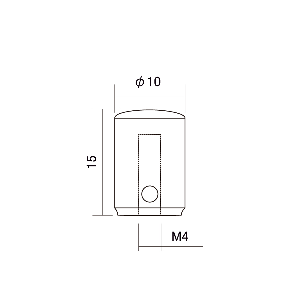 goldo KBGLN トグルスイッチノブ ニッケル サイズ詳細