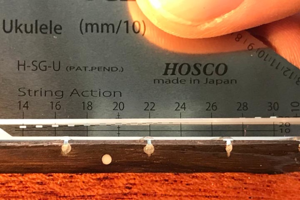 HOSCO H-SG-U Step Gauge ウクレレ用 ステップゲージ