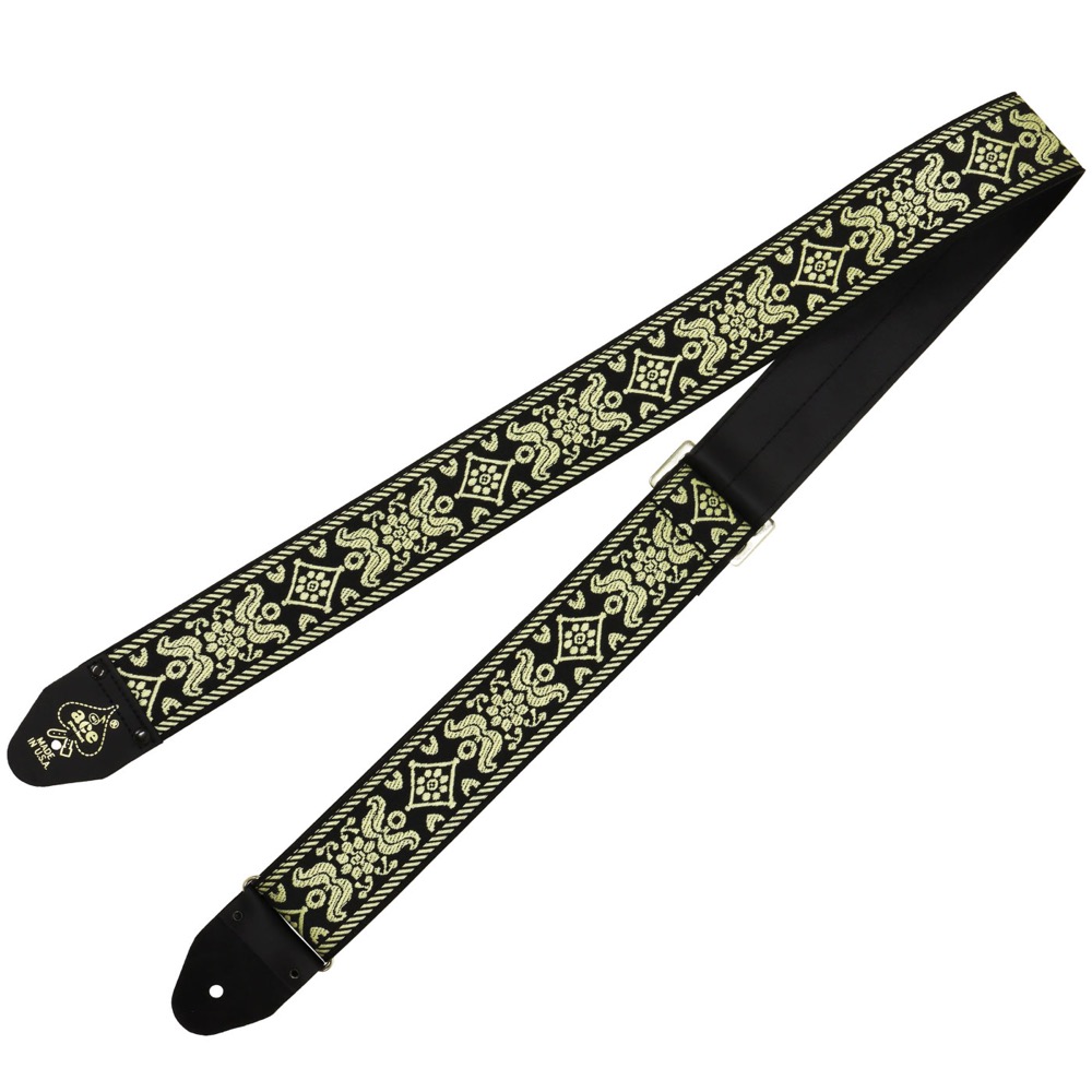 D’Andrea Ace Guitar Straps ACE-7 Old Gold ギターストラップ