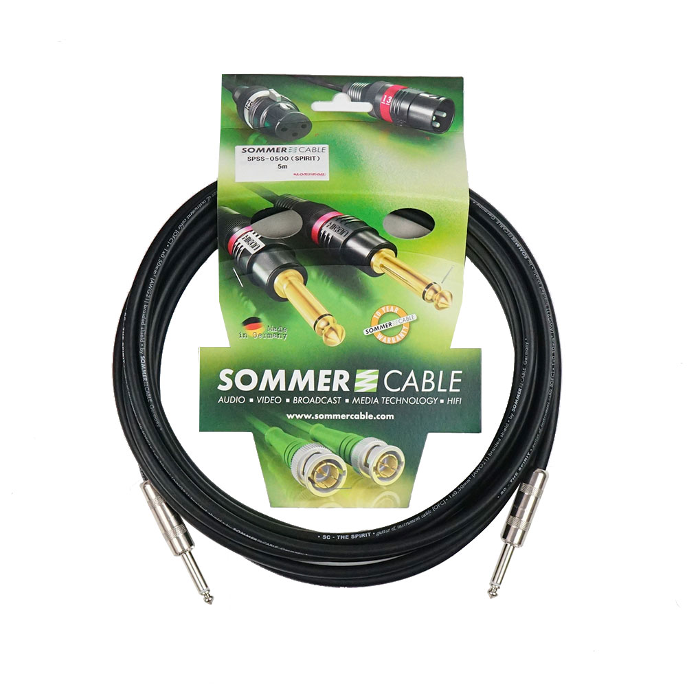 SOMMER CABLE SPSS-0500 SC-SPIRITシリーズ SS 5M 楽器用ケーブル