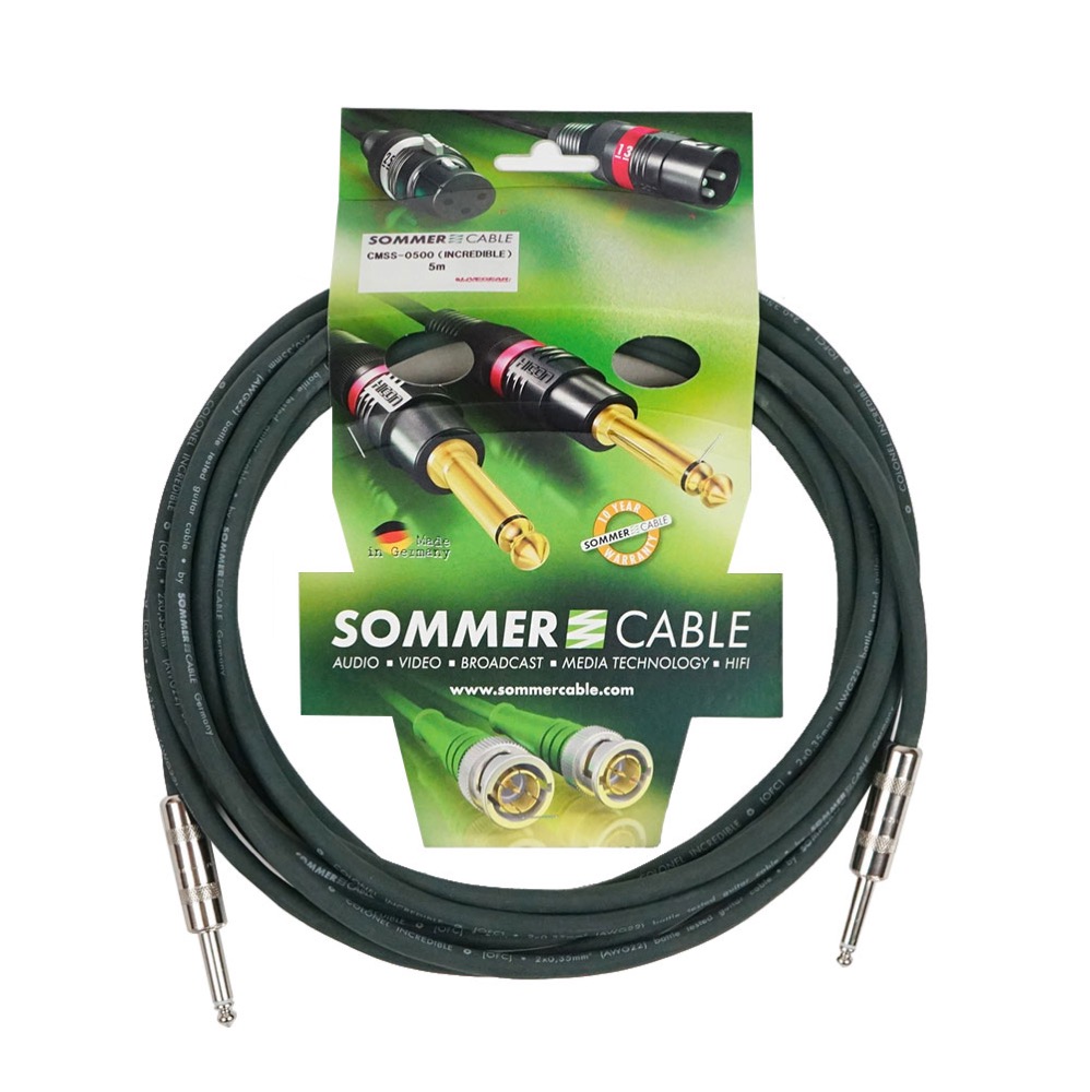 SOMMER CABLE CMSS-0500 COLONEL INCREDIBLEシリーズ SS 5M 楽器用ケーブル