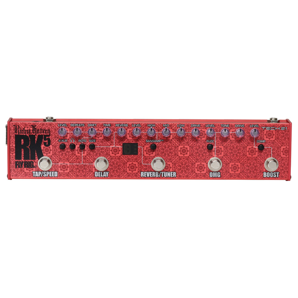 TECH21 SansAmp RK5 FLY RIG V2 Richie Kotzen Signature ギター用 