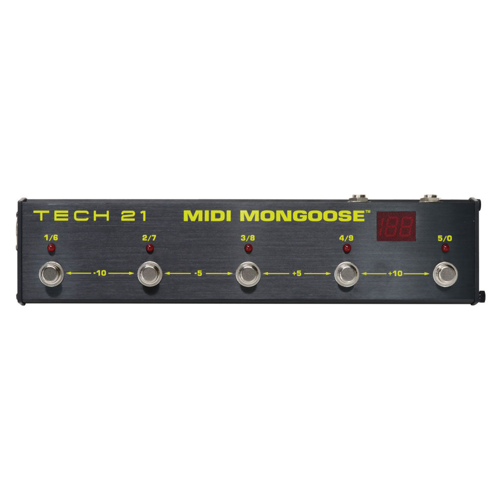 TECH21 MMG1 MIDI Mongoose MIDIフットスイッチ