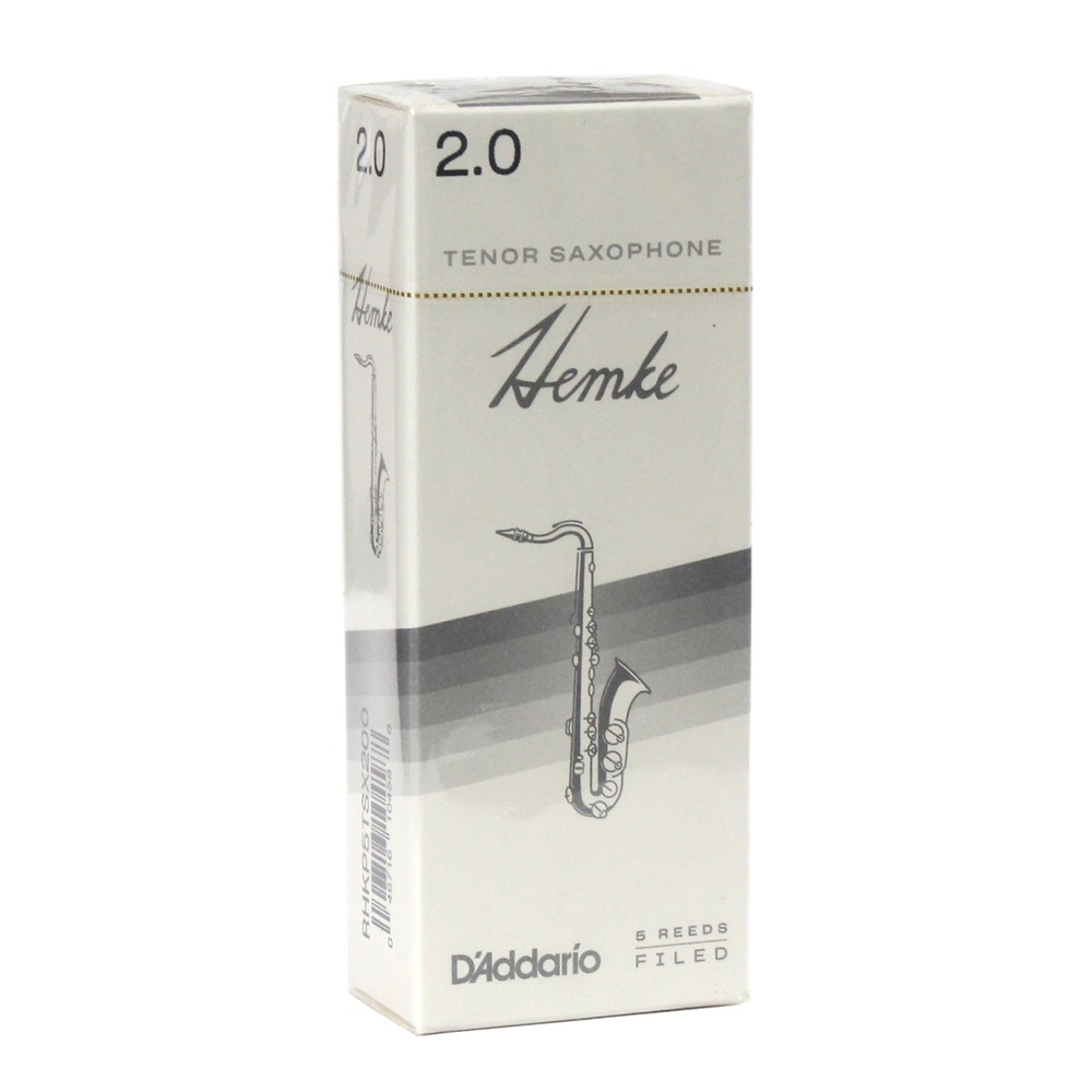 D'Addario Woodwinds/RICO LRICHMTS2 ヘムケ テナーサクソフォンリード [2] ファイルドカット