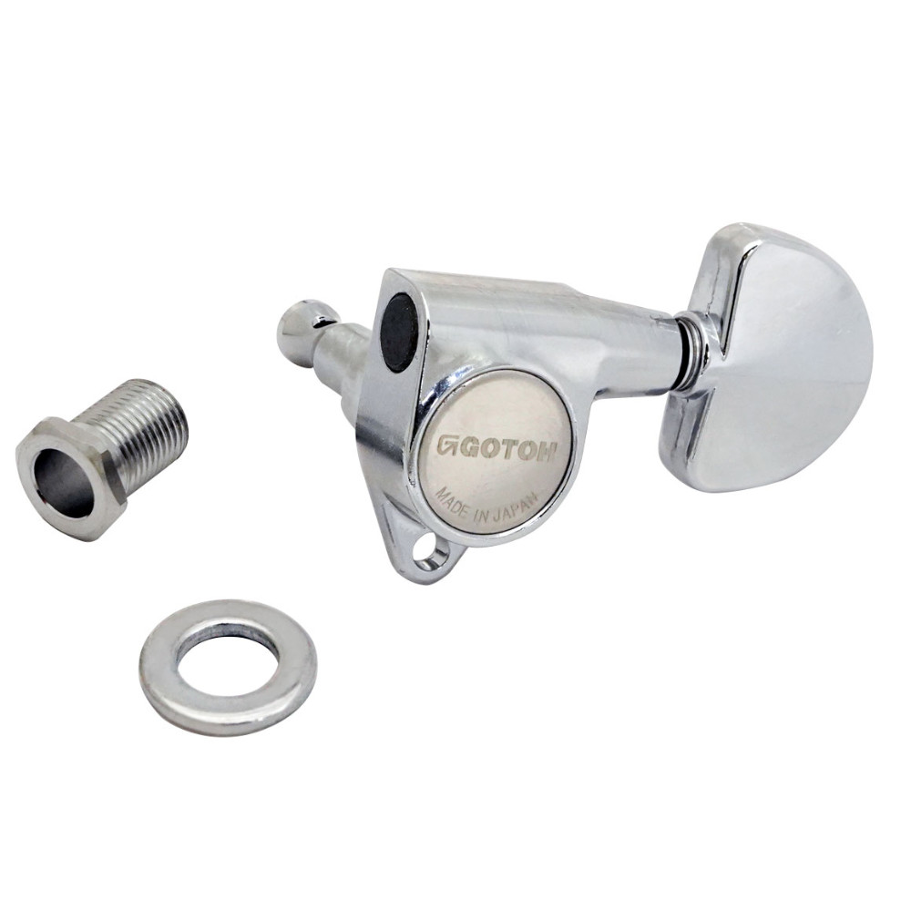 SCUD 05182C-BL 6弦側 グローバータイプ クローム バルク ペグ