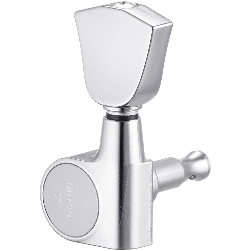 SCUD 05192C-BR 1弦側 ロトマチックタイプ キーストーンノブ クローム バルク ペグ