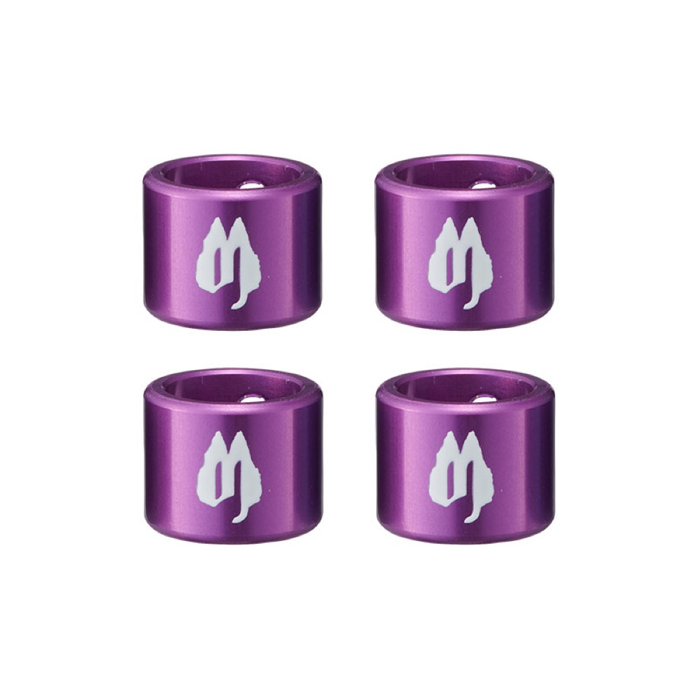 Free The Tone SLC-4AS-PL-4P CU-416用ソルダーレスプラグ用アルミキャップ Sプラグ用 パープル 4個入り