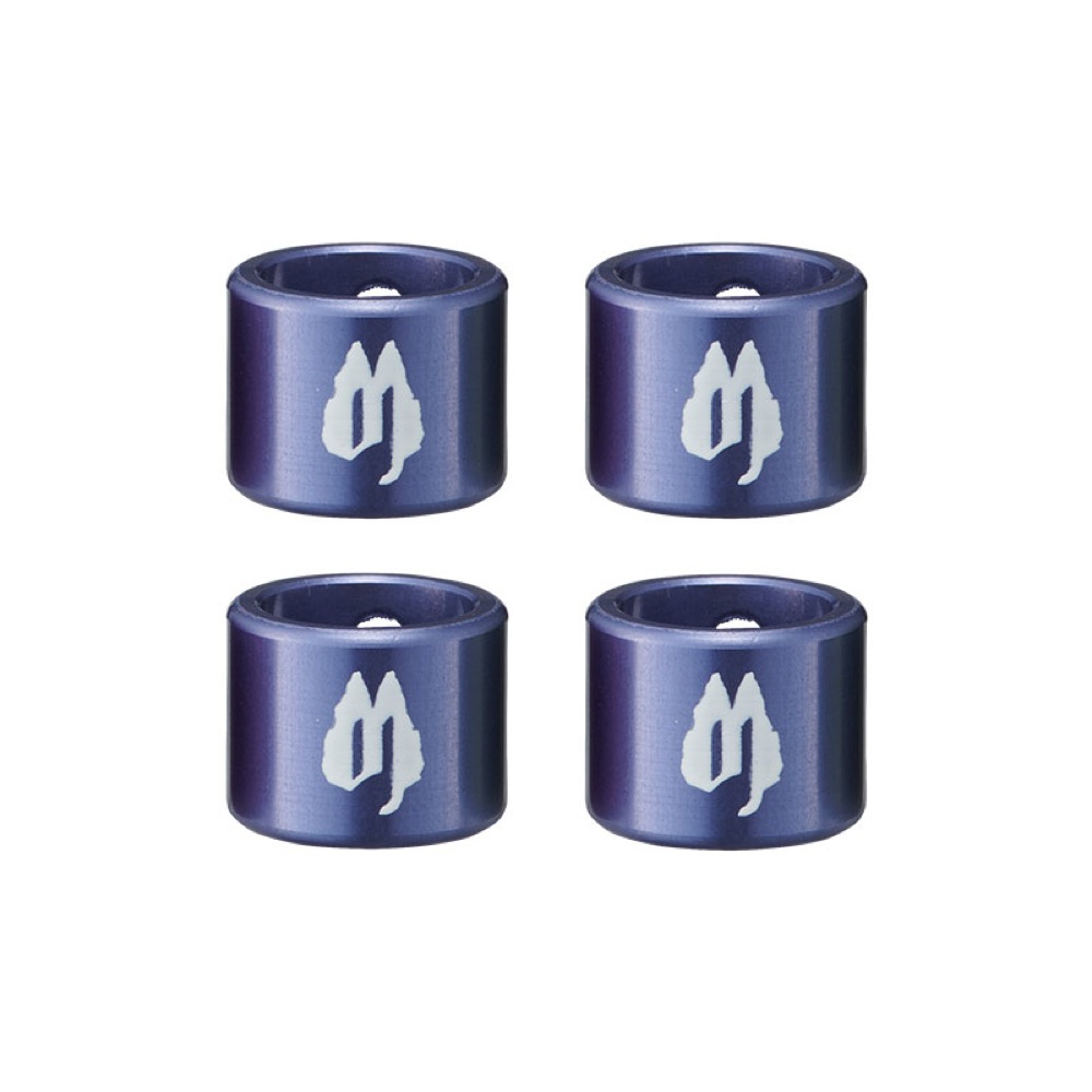 Free The Tone SLC-4AS-NV-4P CU-416用ソルダーレスプラグ用アルミキャップ Sプラグ用 ネイビー 4個入り