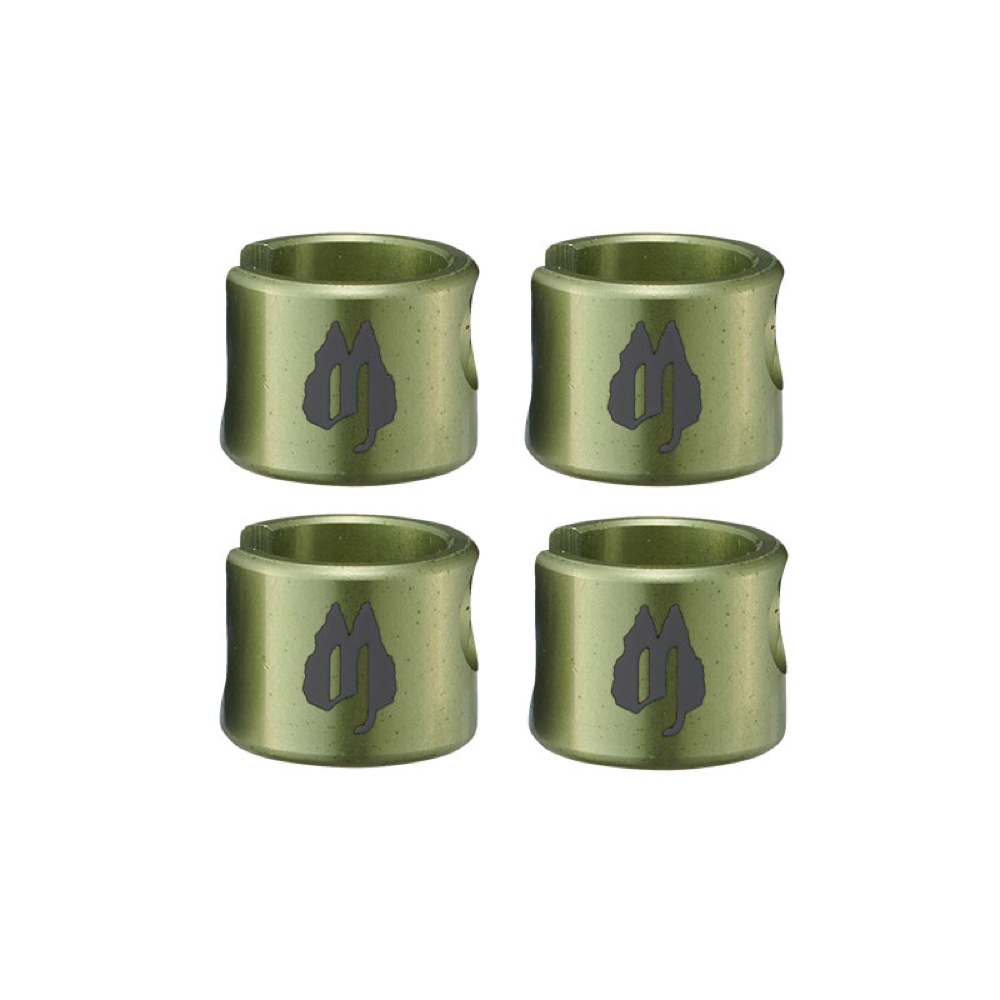 Free The Tone SLC-5AL-GN-4P CU-5050用ソルダーレスプラグ用アルミキャップ Lプラグ用 グリーン 4個入り