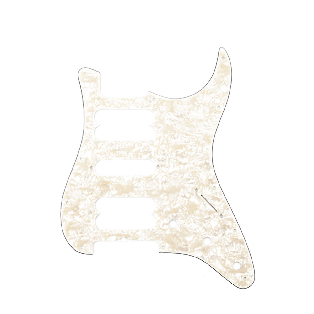 Fender Pickguard Stratocaster H/S/H 11-Hole Mount Aged White Pearl 4-Ply ピックガード